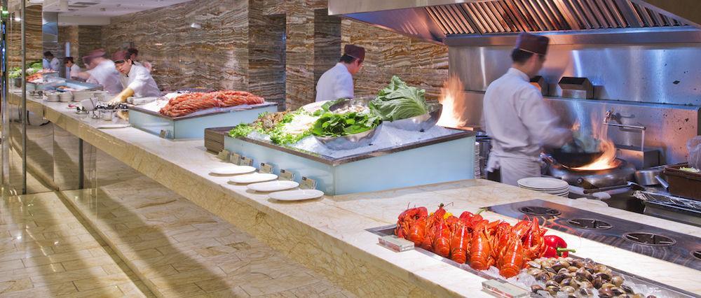 The Lin Hotel Taichung Luaran gambar A buffet at a hotel